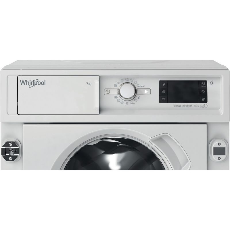 Whirlpool Lavadora Encastre BI WMWG 71483E EU N Blanco Cargador frontal D Control panel