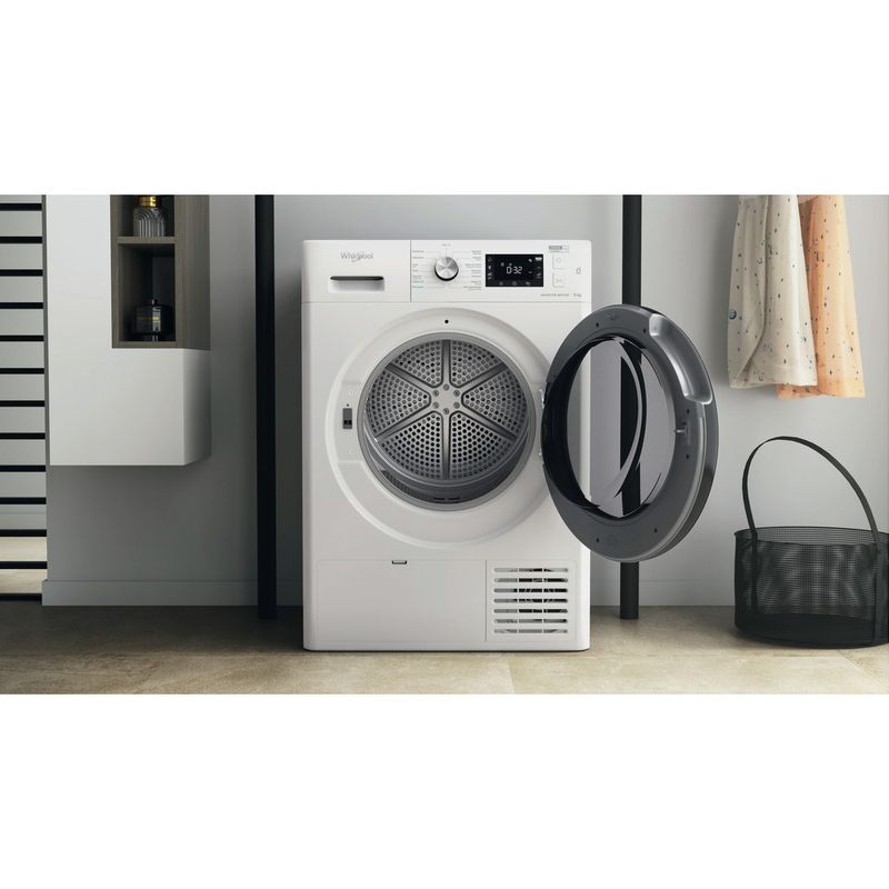Whirlpool Secadora FFT M22 8X3B SPT Blanco Lifestyle frontal open