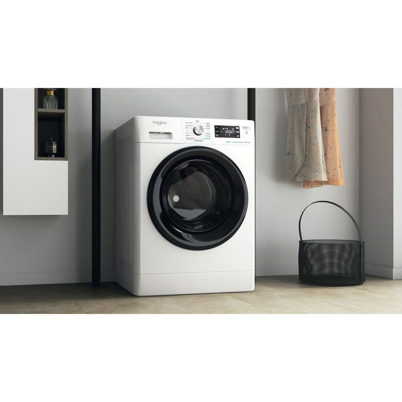 Whirlpool Lavadora secadora Libre instalación FFWDB 976258 BV SPT Blanco Cargador frontal Lifestyle perspective