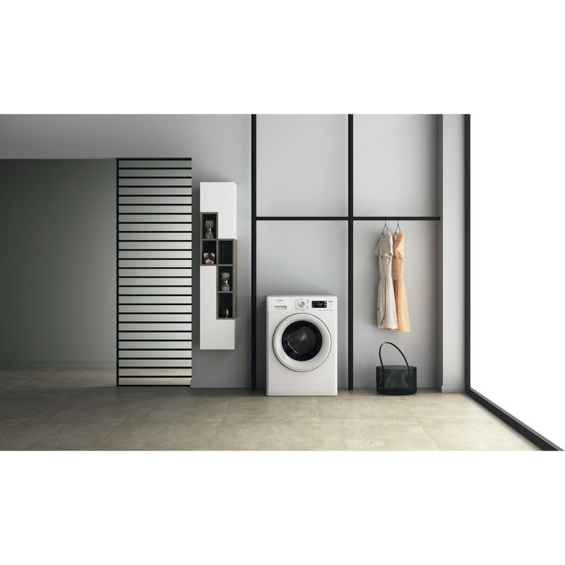 Whirlpool Lavadora secadora Libre instalación FFWDB 864349 WV SPT Blanco Cargador frontal Lifestyle frontal