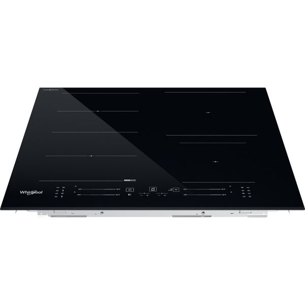 Whirlpool Encimera WF S5060 CPBF Negro Induction vitroceramic Frontal top down