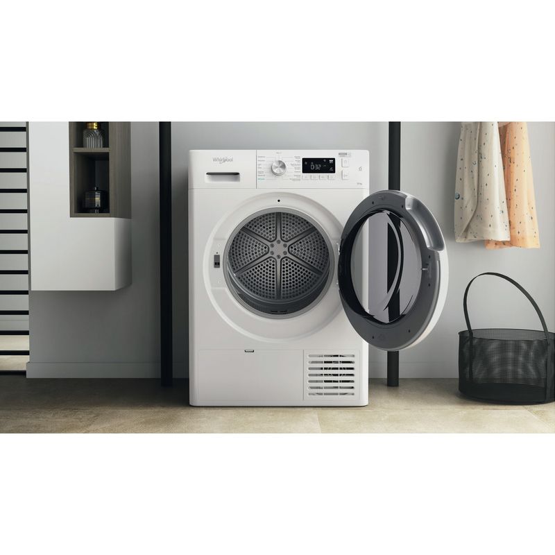 Whirlpool Secadora FFT M11 82 SPT R Blanco Lifestyle frontal open