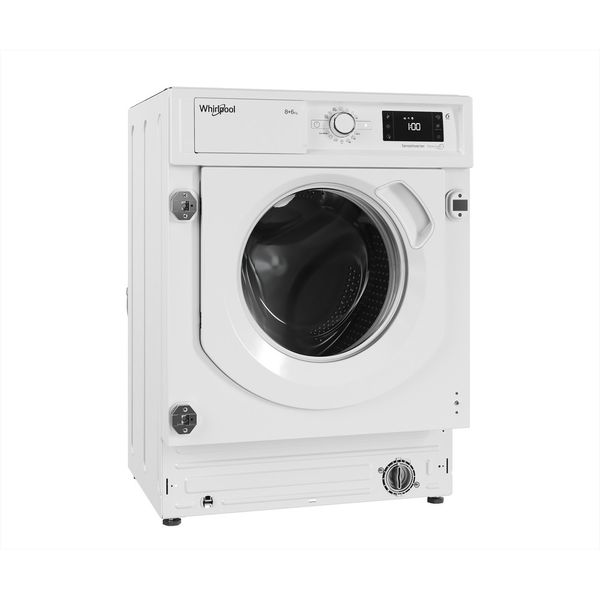 Whirlpool Lavadora secadora Encastre BI WDWG 861485 EU Blanco Cargador frontal Perspective