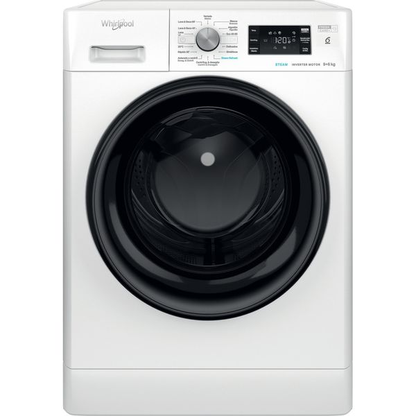 Whirlpool Lavadora secadora Libre instalación FFWDB 964489 BV SPT Blanco Cargador frontal Frontal