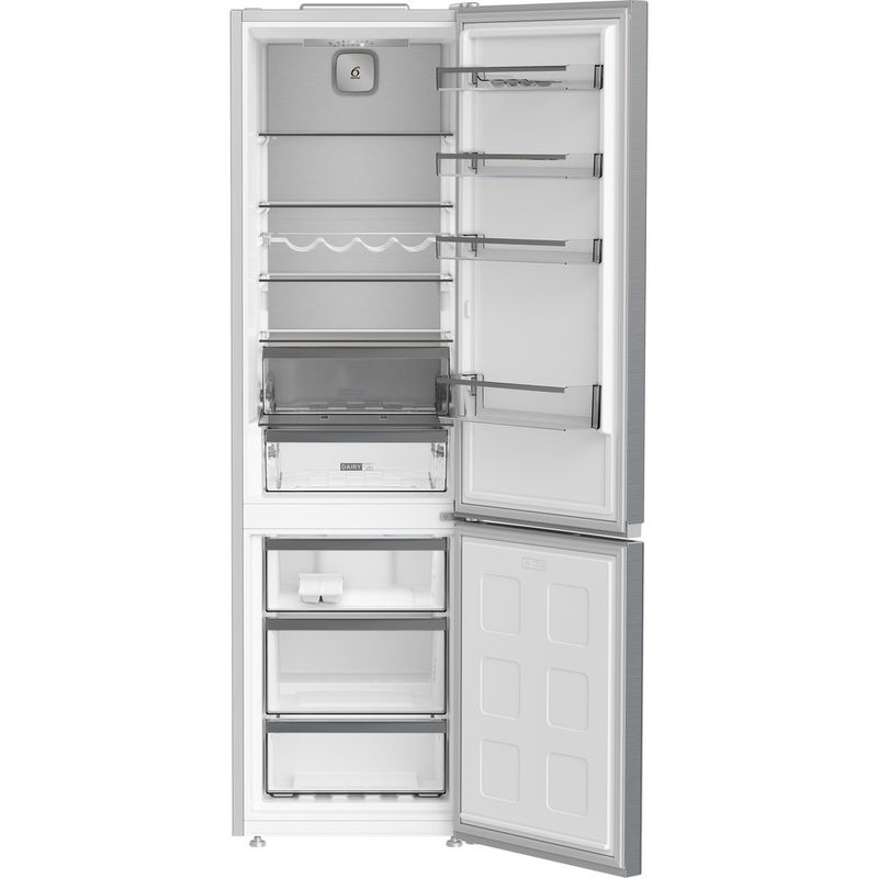 Whirlpool-Combinacion-de-frigorifico---congelador-Libre-instalacion-WHK-25404-XP8E-Pearl-Inox-2-doors-Frontal-open