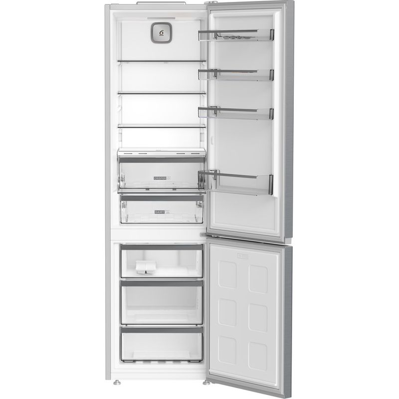 Whirlpool-Combinacion-de-frigorifico---congelador-Libre-instalacion-WHK-26362-XP5E-Pearl-Inox-2-doors-Frontal-open