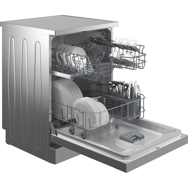 Indesit Lavavajillas Libre instalación IN2FE13DT9S Libre instalación E Perspective open