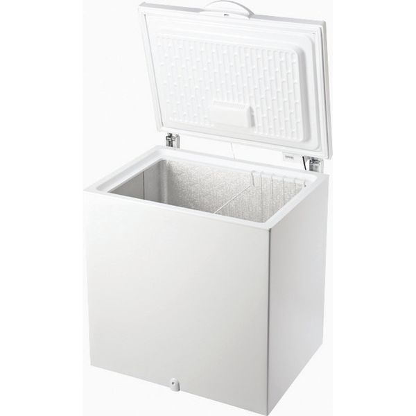 Indesit Congelador Libre instalación OS 2A 200 H 2 Blanco Perspective open