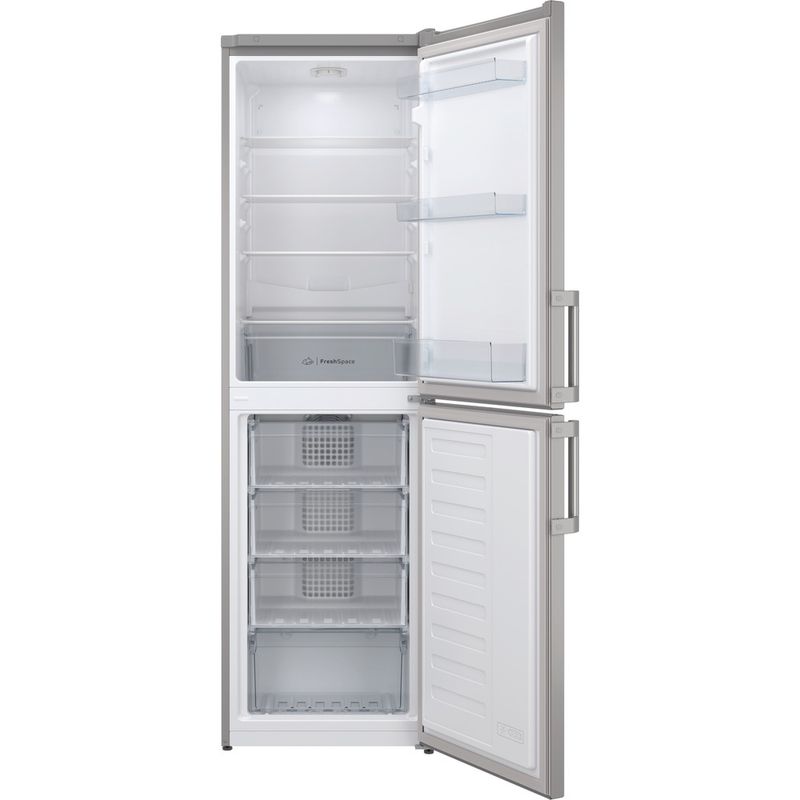 Indesit-Combinacion-de-frigorifico---congelador-Libre-instalacion-IB55-732-X-Inox-2-doors-Frontal-open