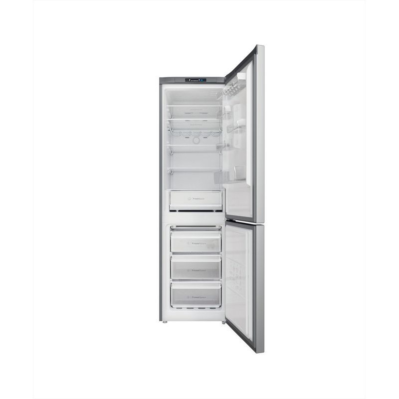 Indesit-Combinacion-de-frigorifico---congelador-Libre-instalacion-INFC9-TI22X-Inox-2-doors-Frontal-open