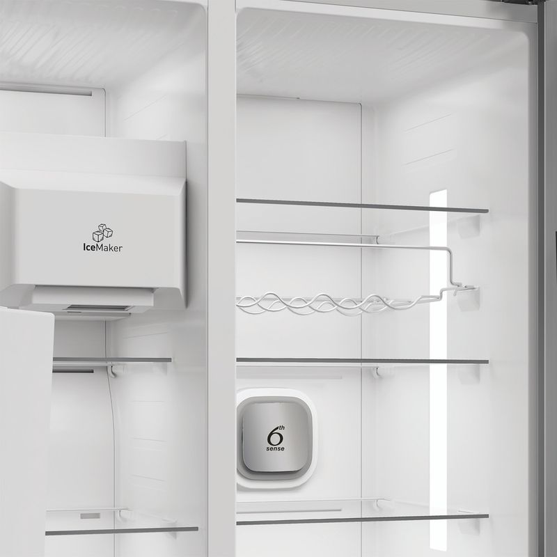Whirlpool Side-by-Side Libre instalación WHG2 6574W X5E ARC 764 Manhattan Gray Filter