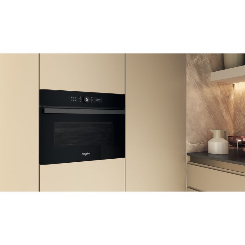 Whirlpool Microondas Encastre WMW47HMB Negro Electrónico 40 MW-Combi 900 Lifestyle perspective