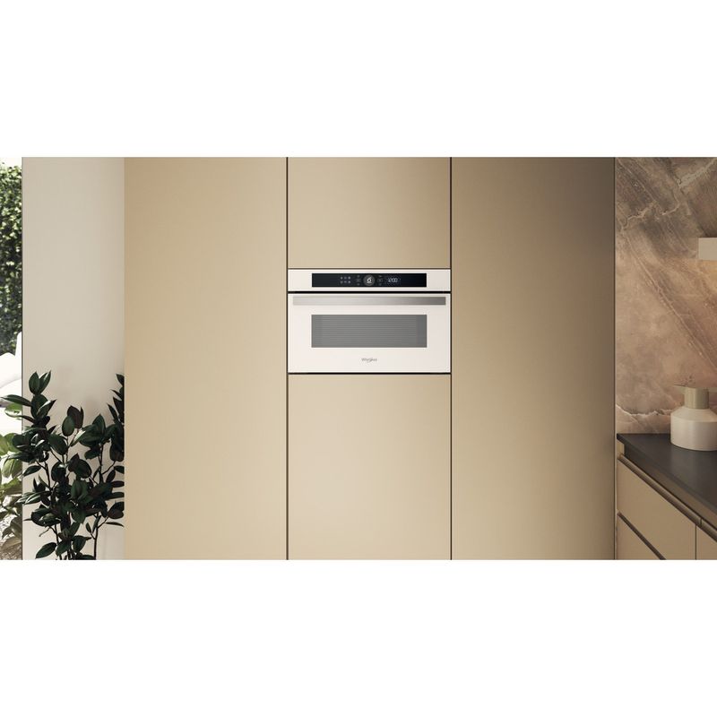 Whirlpool Microondas Encastre WMD44MW Blanco Electrónico 31 MW + Función Grill 1000.0 Lifestyle frontal