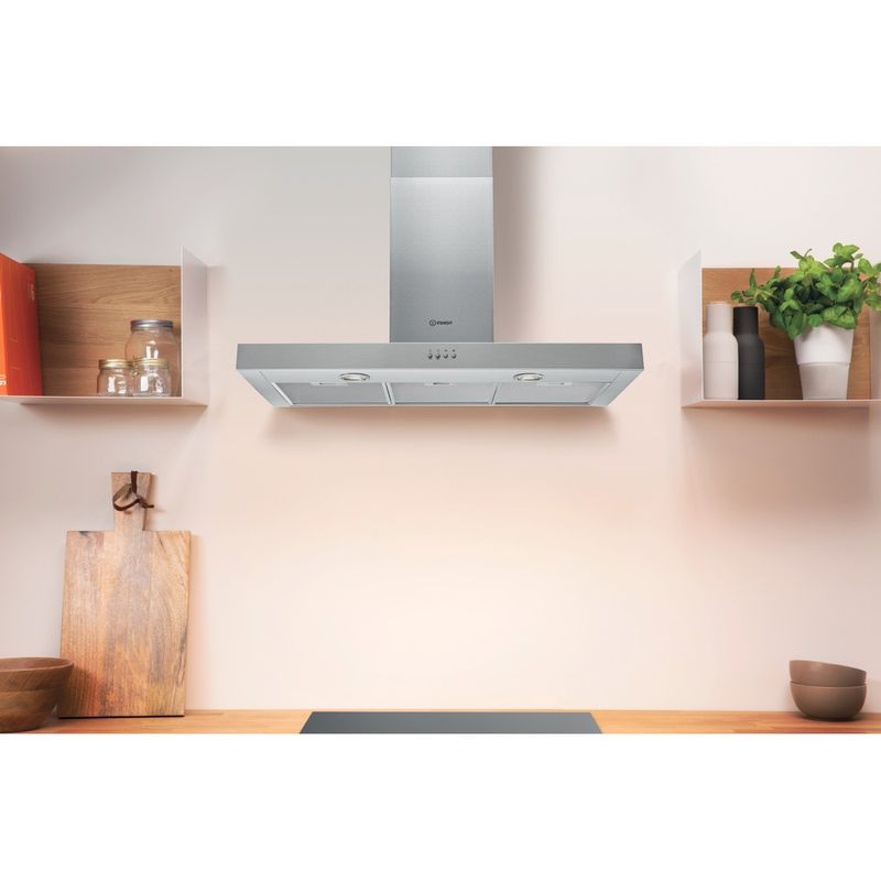 Indesit-Campana-Encastre-IHBS-9.4-LM-X-Inox-Wall-mounted-Mecanico-Lifestyle-frontal
