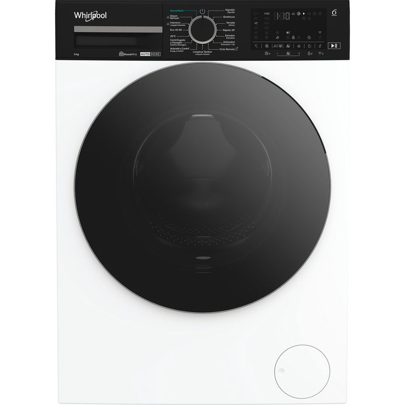 Whirlpool Lavadora Libre instalación WPM 97W ADS SPT Blanco Cargador frontal A Frontal